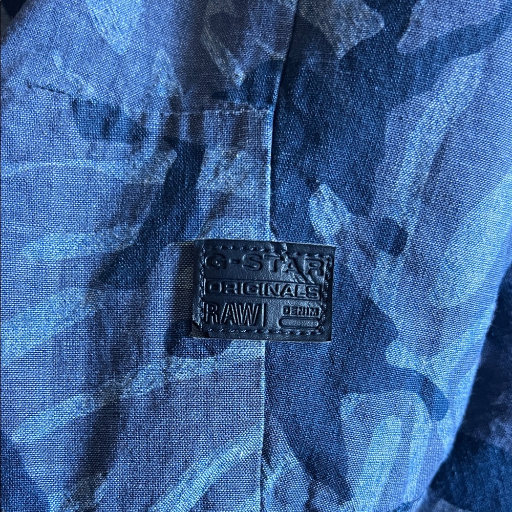 G-Star Blue Patterned Bomber Jacket - image 5